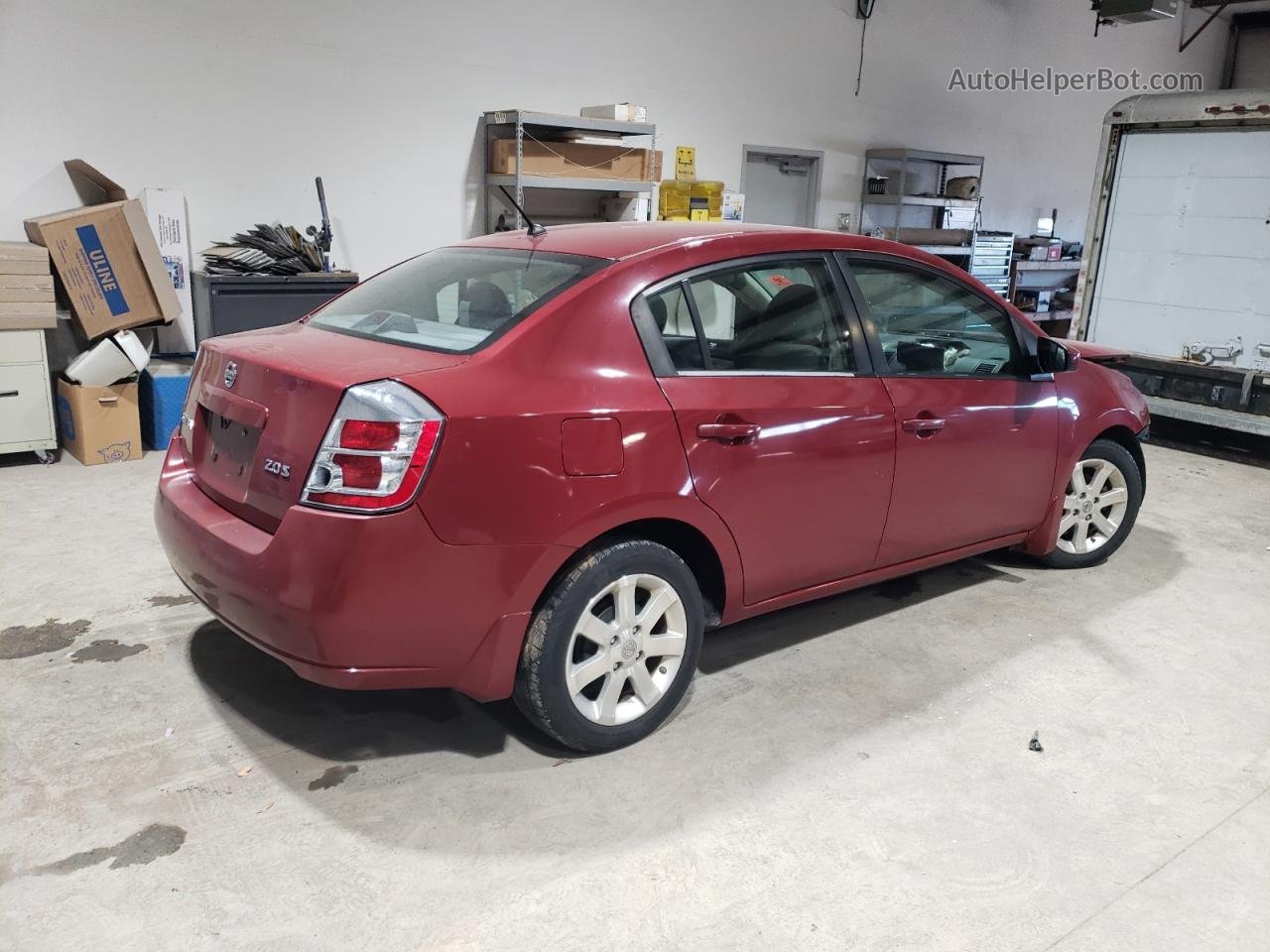 2007 Nissan Sentra 2.0 Burgundy vin: 3N1AB61E07L609682