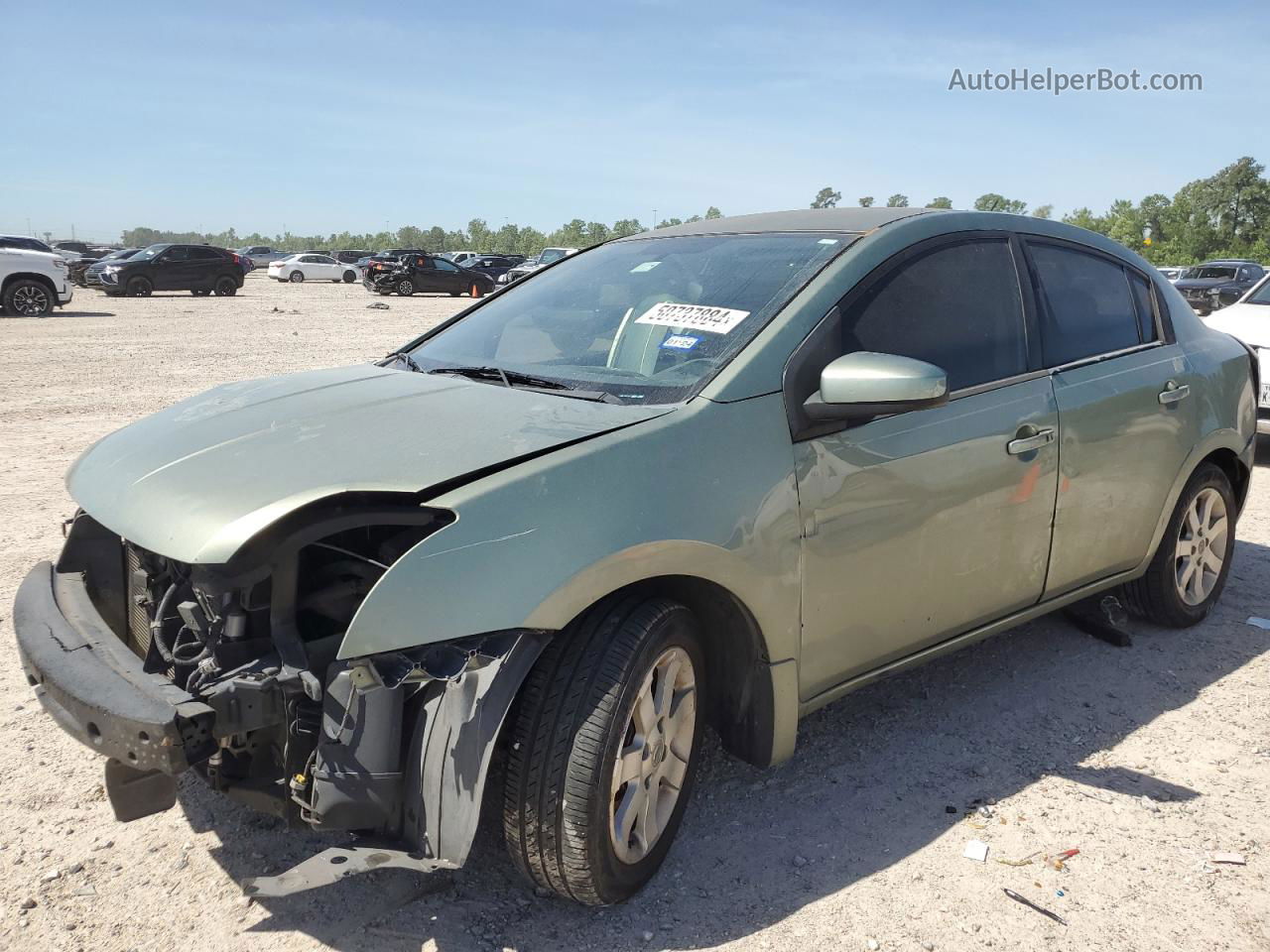 2007 Nissan Sentra 2.0 Green vin: 3N1AB61E07L626983