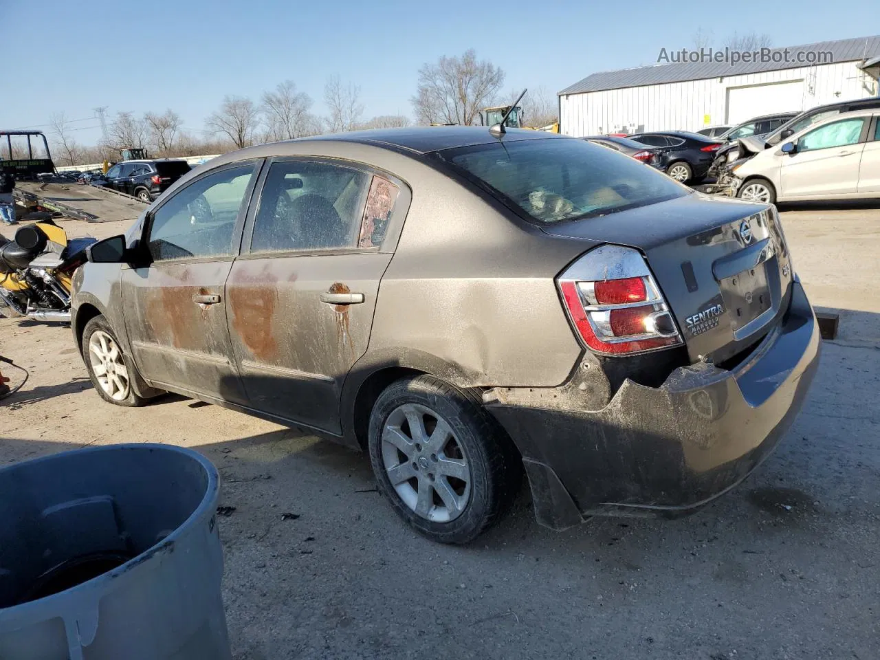 2007 Nissan Sentra 2.0 Gray vin: 3N1AB61E07L652404