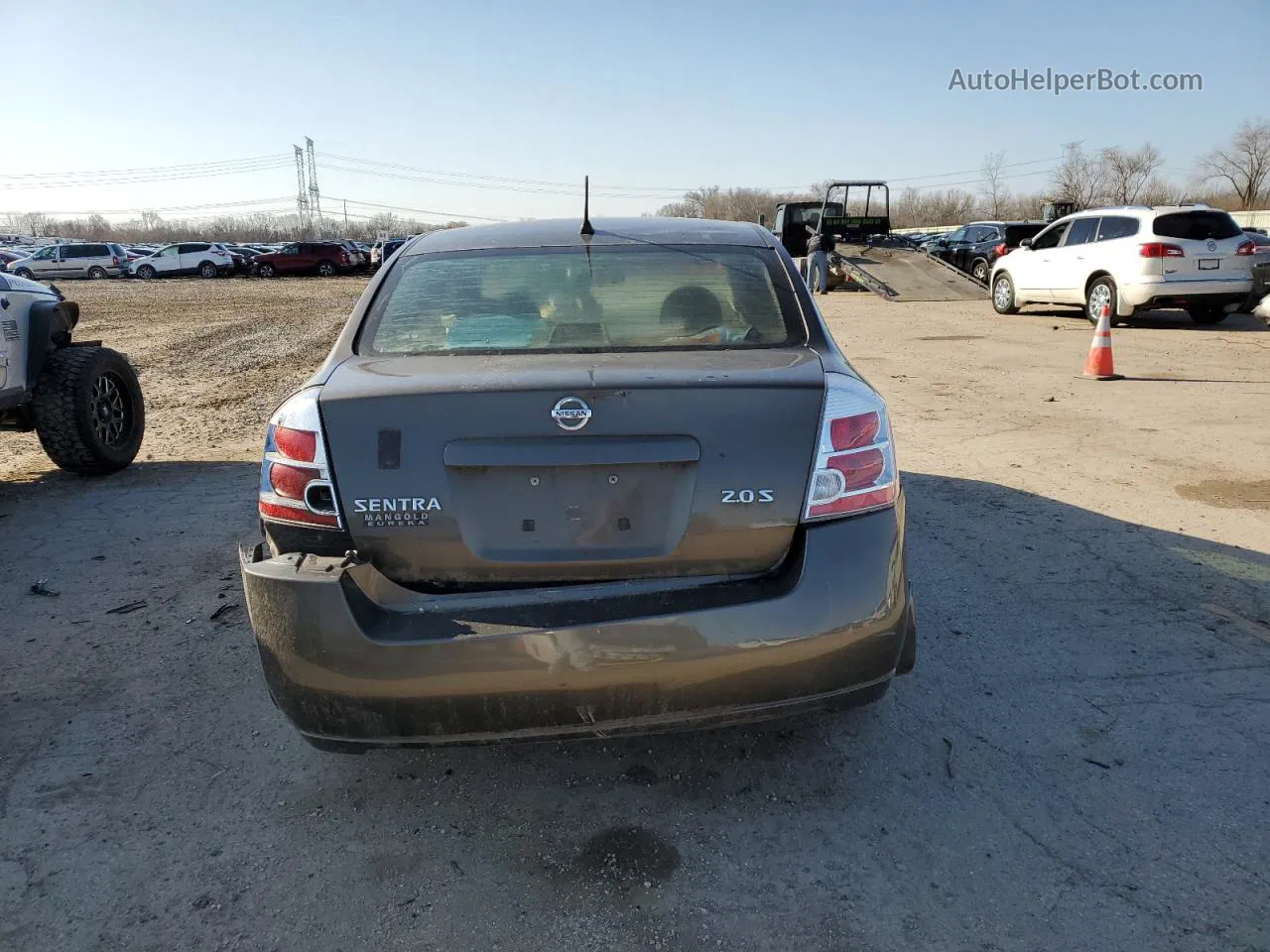 2007 Nissan Sentra 2.0 Серый vin: 3N1AB61E07L652404