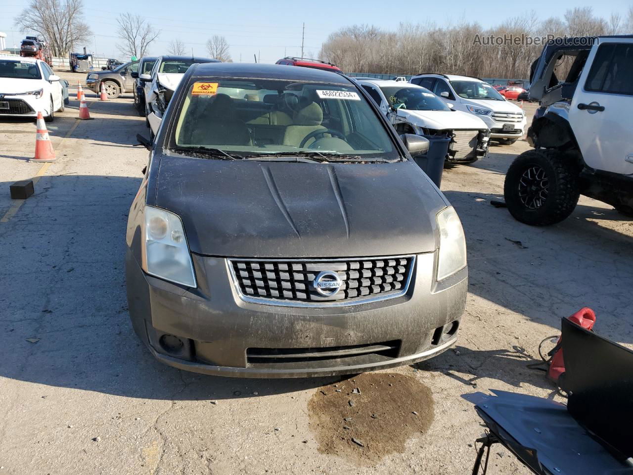 2007 Nissan Sentra 2.0 Серый vin: 3N1AB61E07L652404