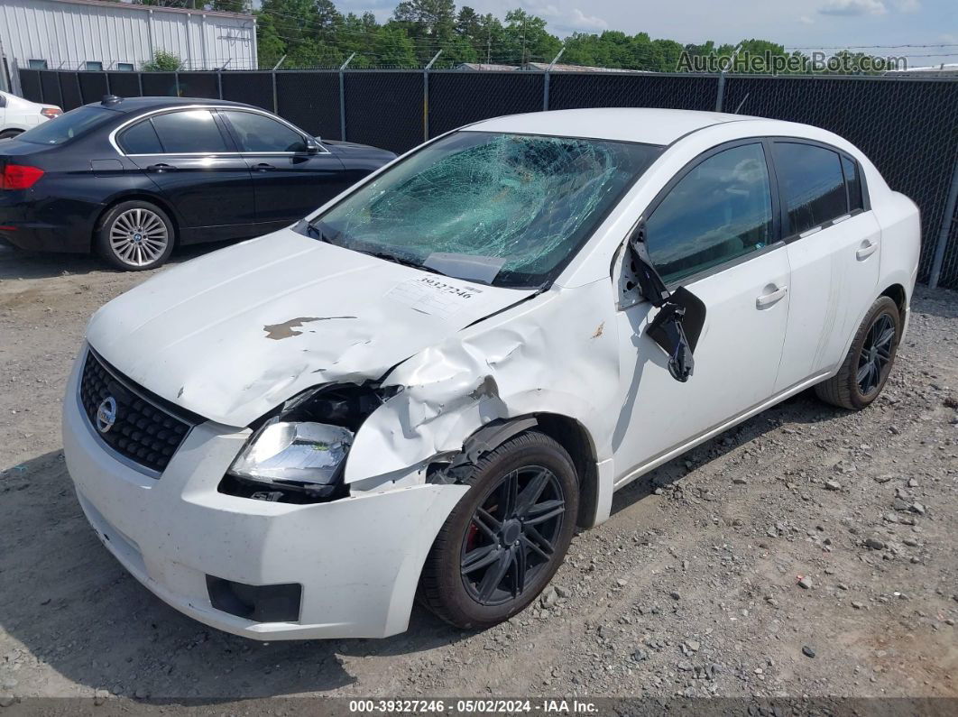 2007 Nissan Sentra 2.0s White vin: 3N1AB61E07L661653