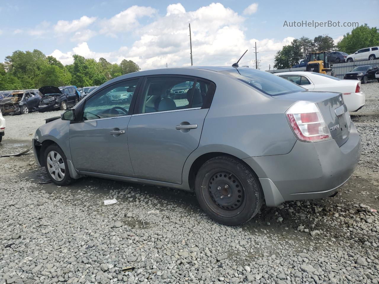 2007 Nissan Sentra 2.0 Silver vin: 3N1AB61E07L691476