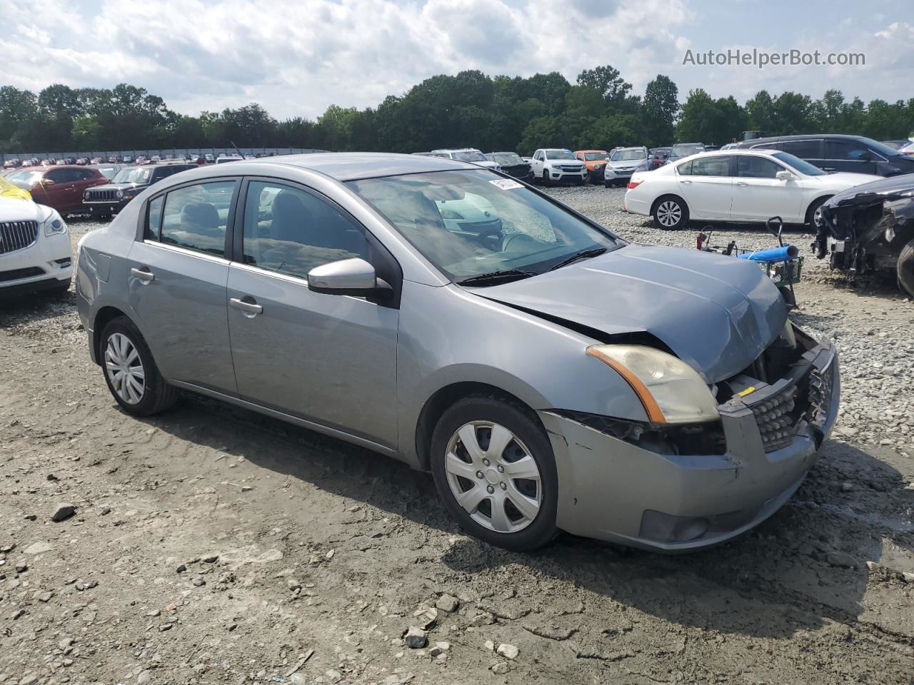 2007 Nissan Sentra 2.0 Silver vin: 3N1AB61E07L691476