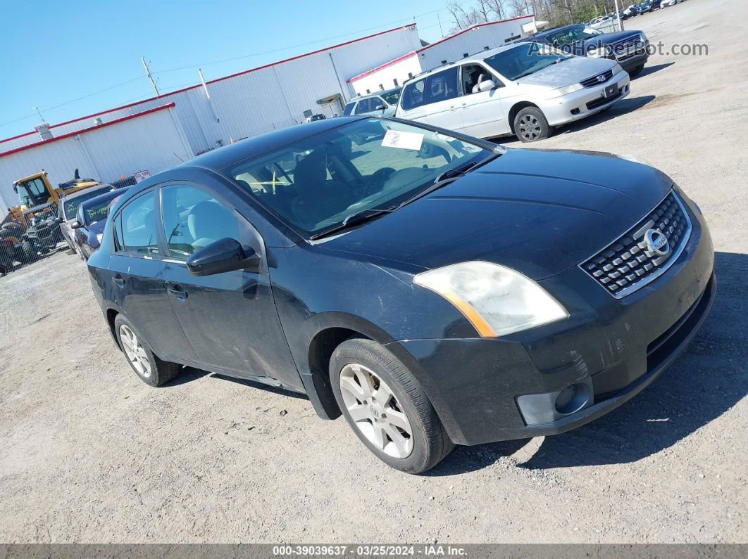 2007 Nissan Sentra 2.0s Черный vin: 3N1AB61E07L710057