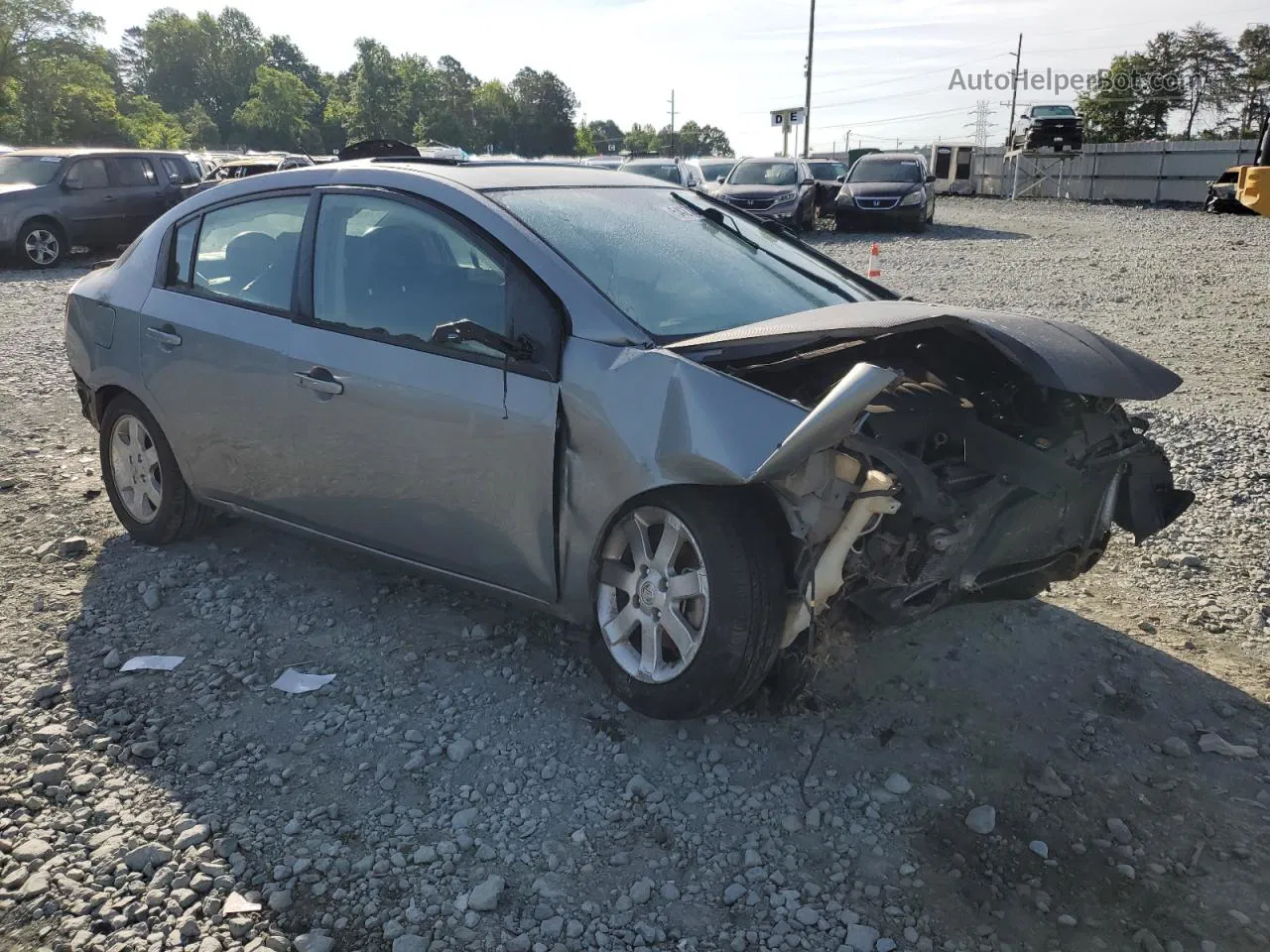 2007 Nissan Sentra 2.0 Gray vin: 3N1AB61E17L631321