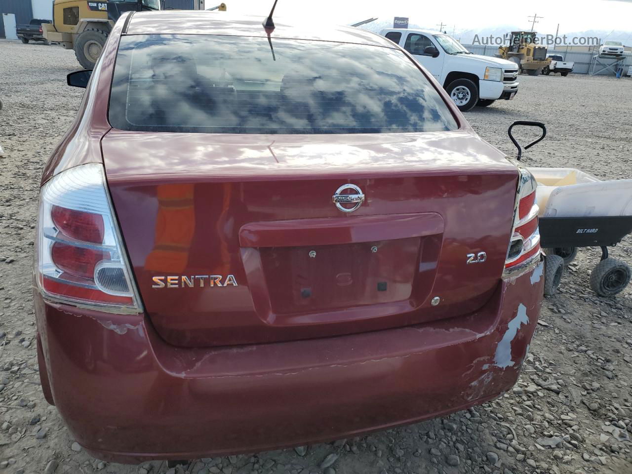 2007 Nissan Sentra 2.0 Red vin: 3N1AB61E17L645980