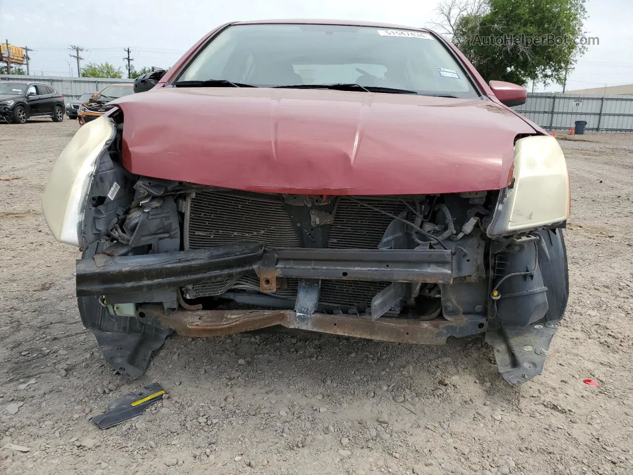 2007 Nissan Sentra 2.0 Red vin: 3N1AB61E17L677165