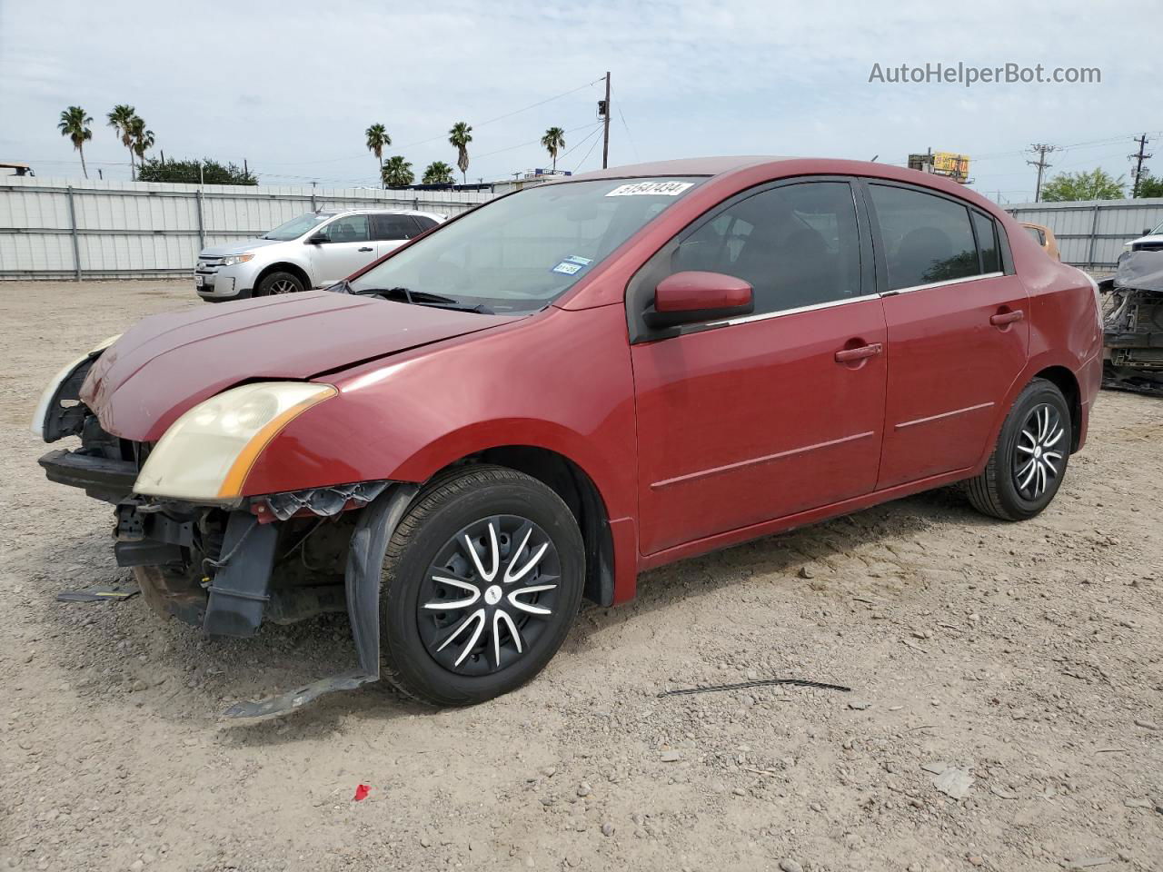 2007 Nissan Sentra 2.0 Red vin: 3N1AB61E17L677165