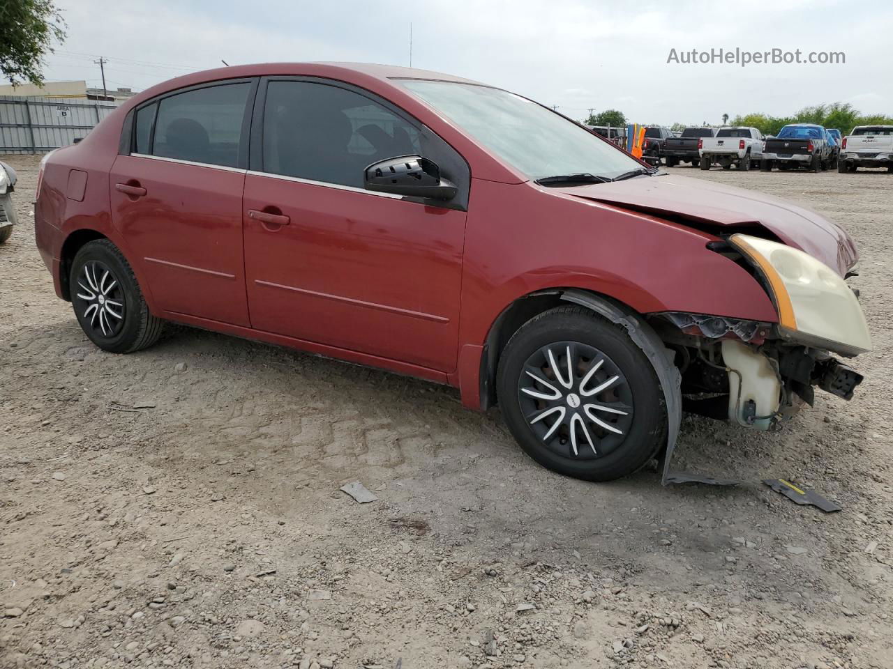 2007 Nissan Sentra 2.0 Red vin: 3N1AB61E17L677165