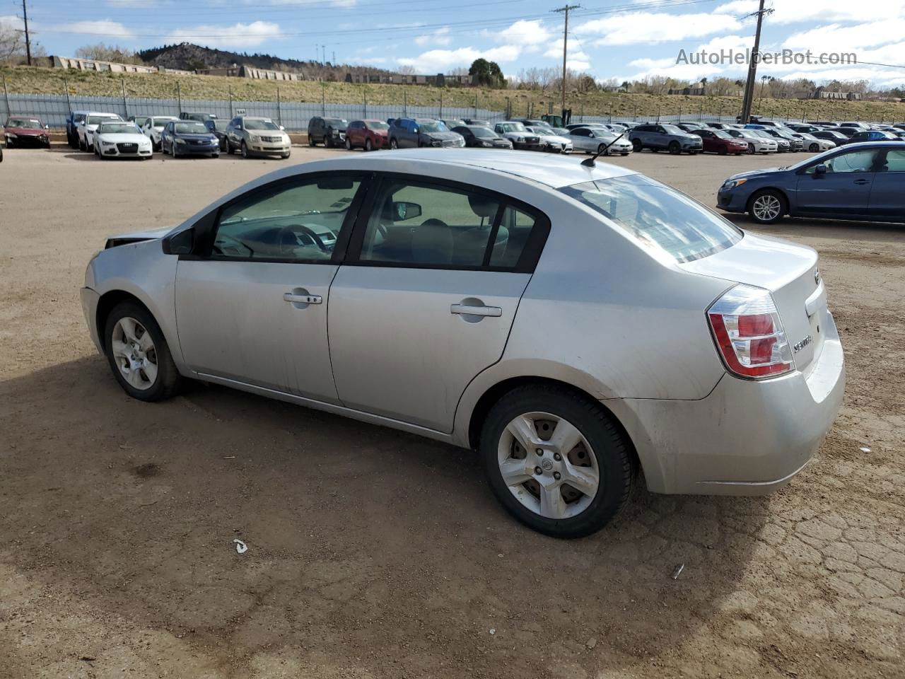 2007 Nissan Sentra 2.0 Silver vin: 3N1AB61E27L622563