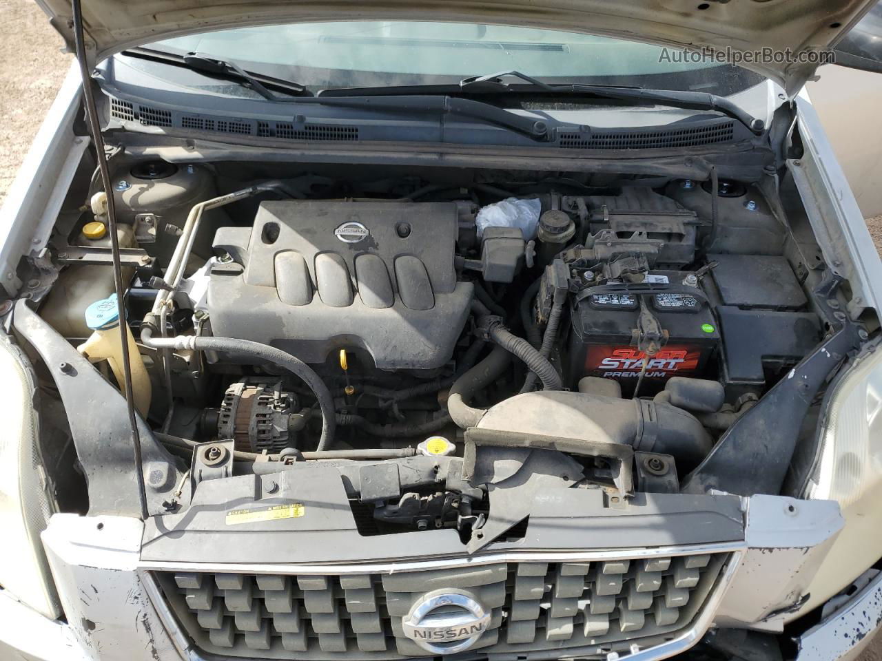 2007 Nissan Sentra 2.0 Silver vin: 3N1AB61E27L622563