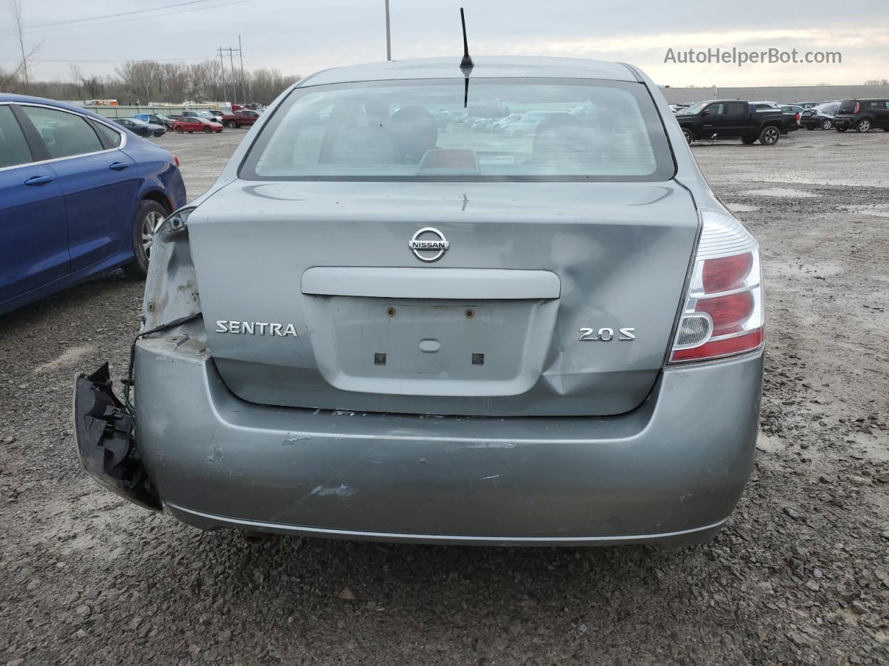 2007 Nissan Sentra 2.0 Silver vin: 3N1AB61E27L673061