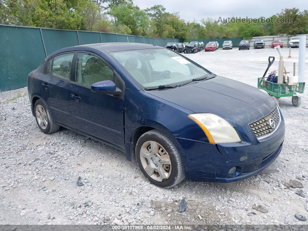 2007 Nissan Sentra 2.0s Blue vin: 3N1AB61E27L699627