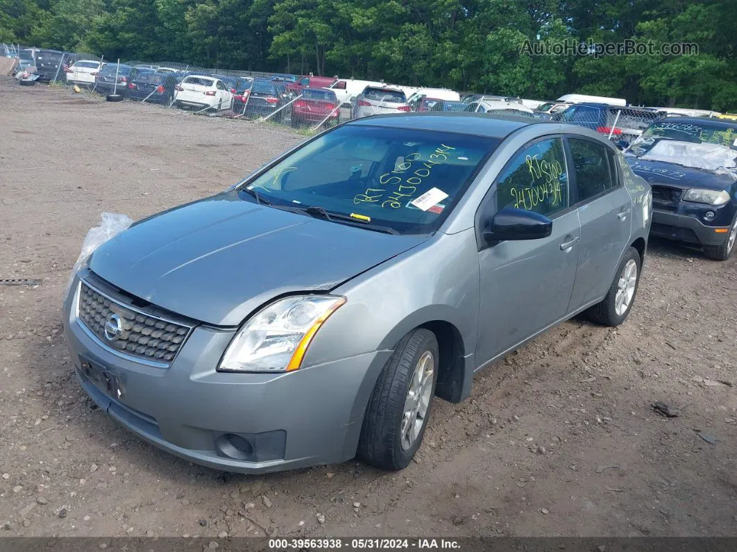 2007 Nissan Sentra 2.0s Серый vin: 3N1AB61E37L605688