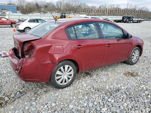 2007 Nissan Sentra 2.0 Бордовый vin: 3N1AB61E37L623043