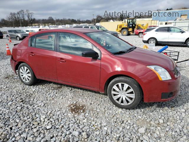 2007 Nissan Sentra 2.0 Бордовый vin: 3N1AB61E37L623043