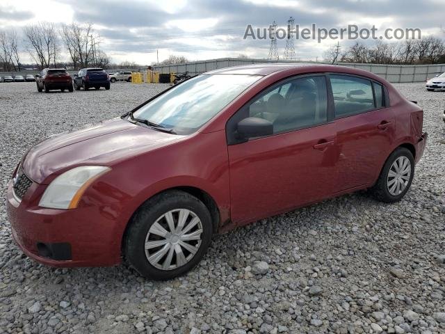 2007 Nissan Sentra 2.0 Burgundy vin: 3N1AB61E37L623043