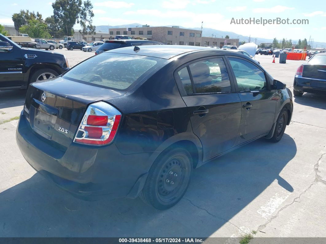 2007 Nissan Sentra 2.0s Black vin: 3N1AB61E47L628395