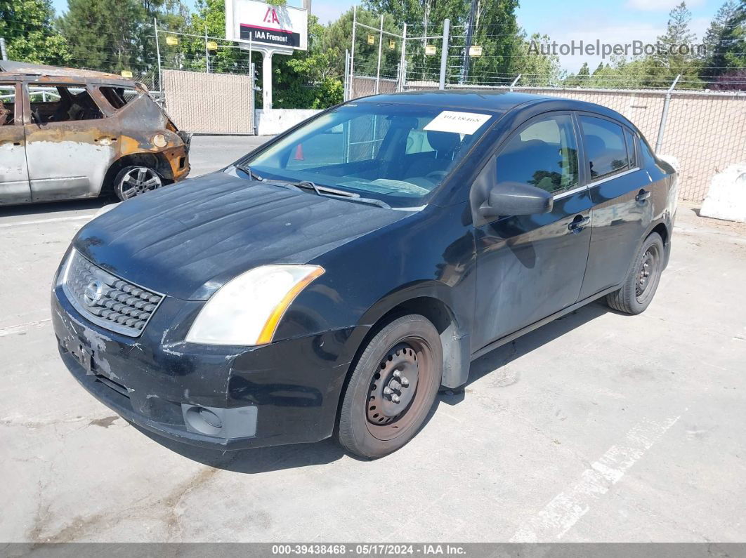 2007 Nissan Sentra 2.0s Black vin: 3N1AB61E47L628395