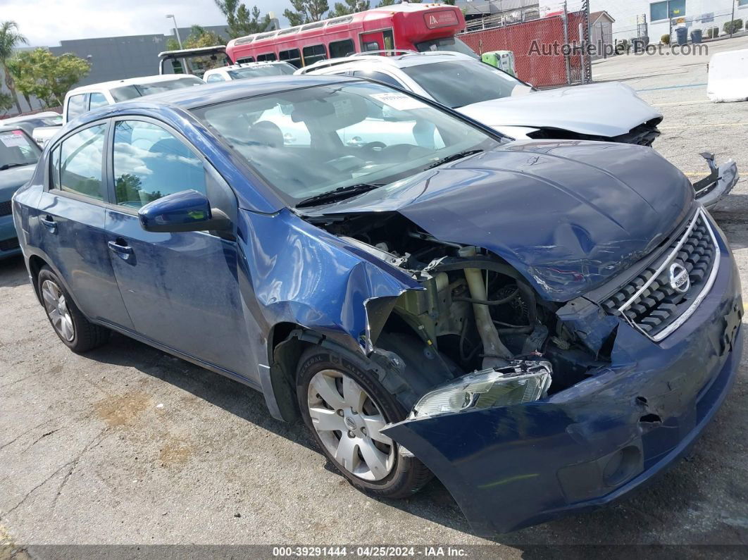 2007 Nissan Sentra 2.0 Blue vin: 3N1AB61E47L639137