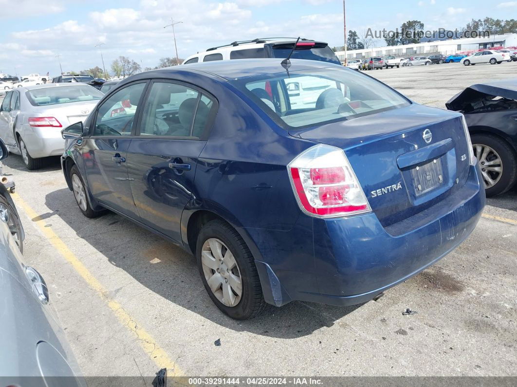 2007 Nissan Sentra 2.0 Blue vin: 3N1AB61E47L639137