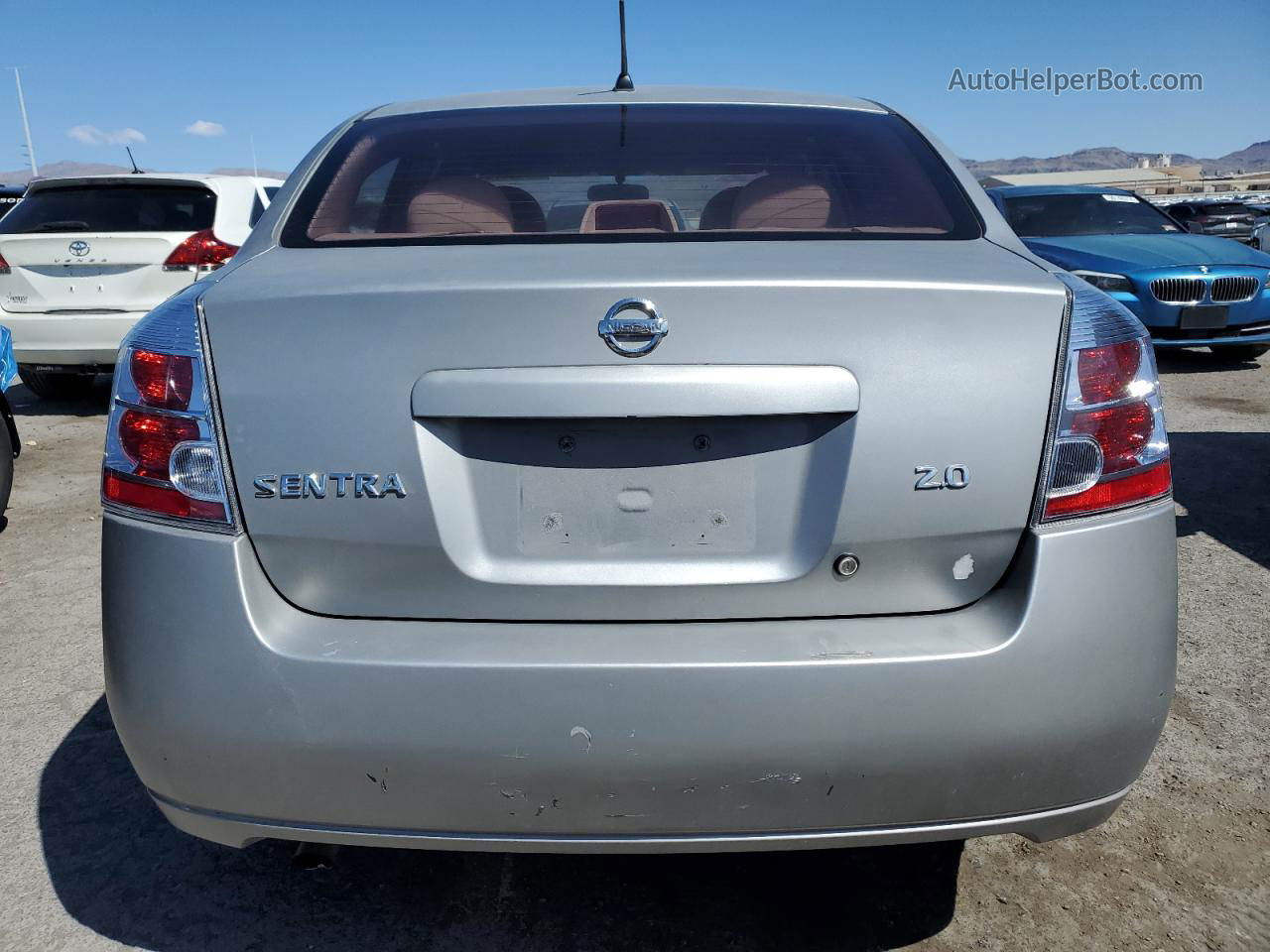 2007 Nissan Sentra 2.0 Silver vin: 3N1AB61E47L662031