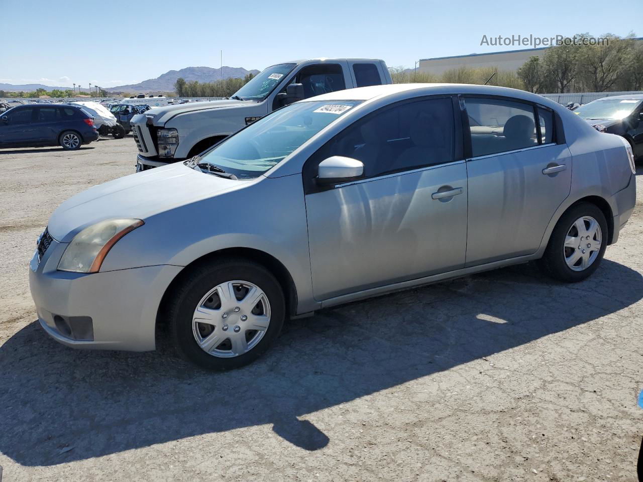 2007 Nissan Sentra 2.0 Silver vin: 3N1AB61E47L662031