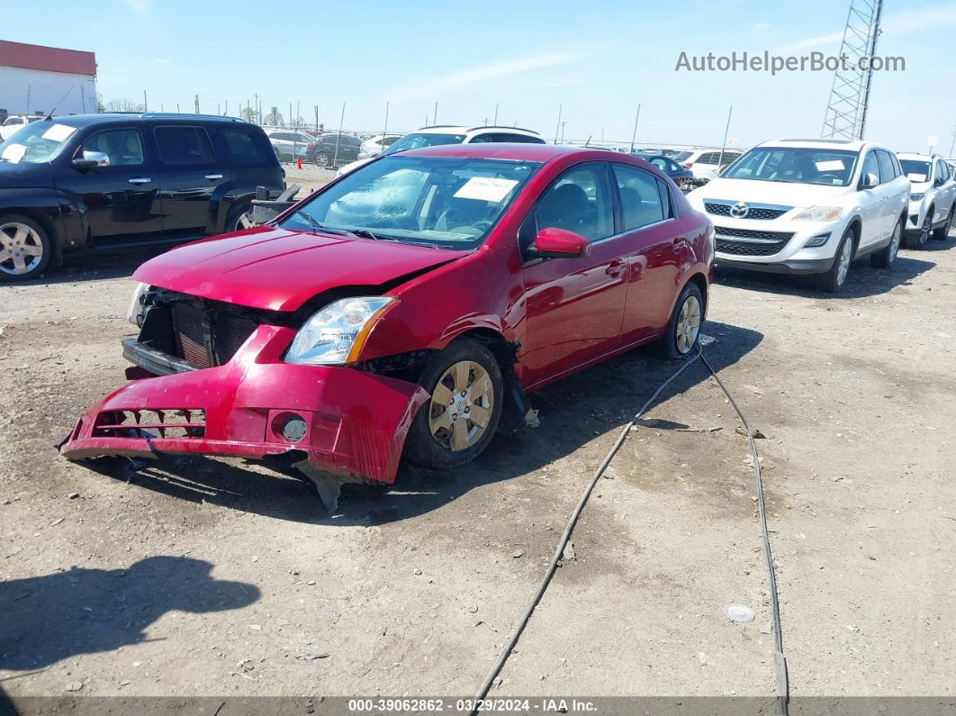 2007 Nissan Sentra 2.0 Темно-бордовый vin: 3N1AB61E47L699239