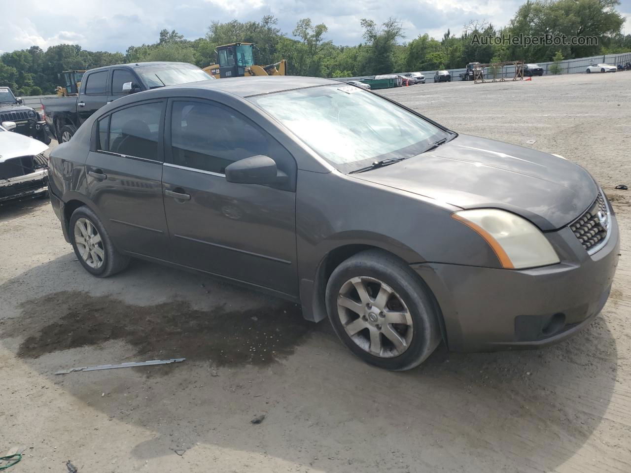 2007 Nissan Sentra 2.0 Brown vin: 3N1AB61E47L712295