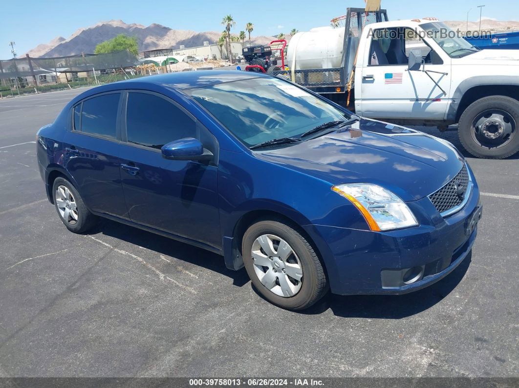 2007 Nissan Sentra 2.0 Синий vin: 3N1AB61E57L679081