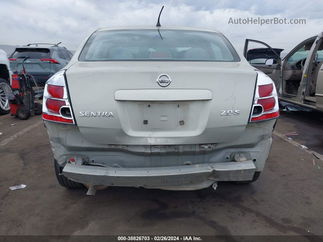 2007 Nissan Sentra 2.0s Silver vin: 3N1AB61E57L706800