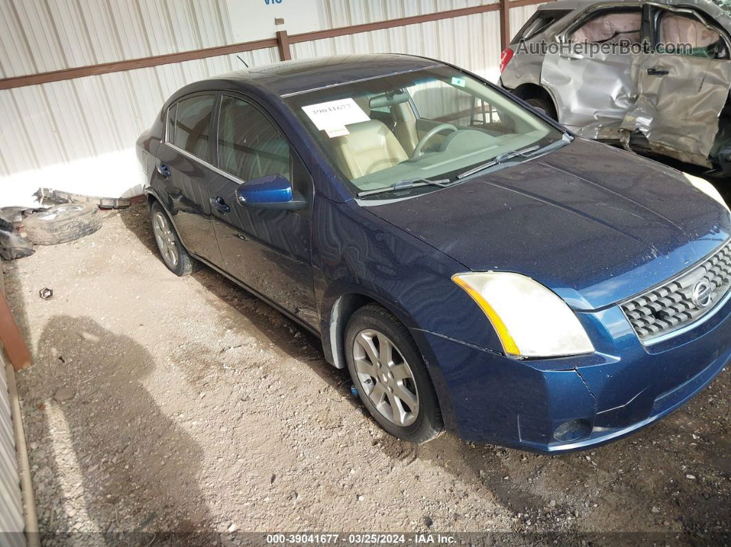 2007 Nissan Sentra 2.0sl Blue vin: 3N1AB61E57L722544