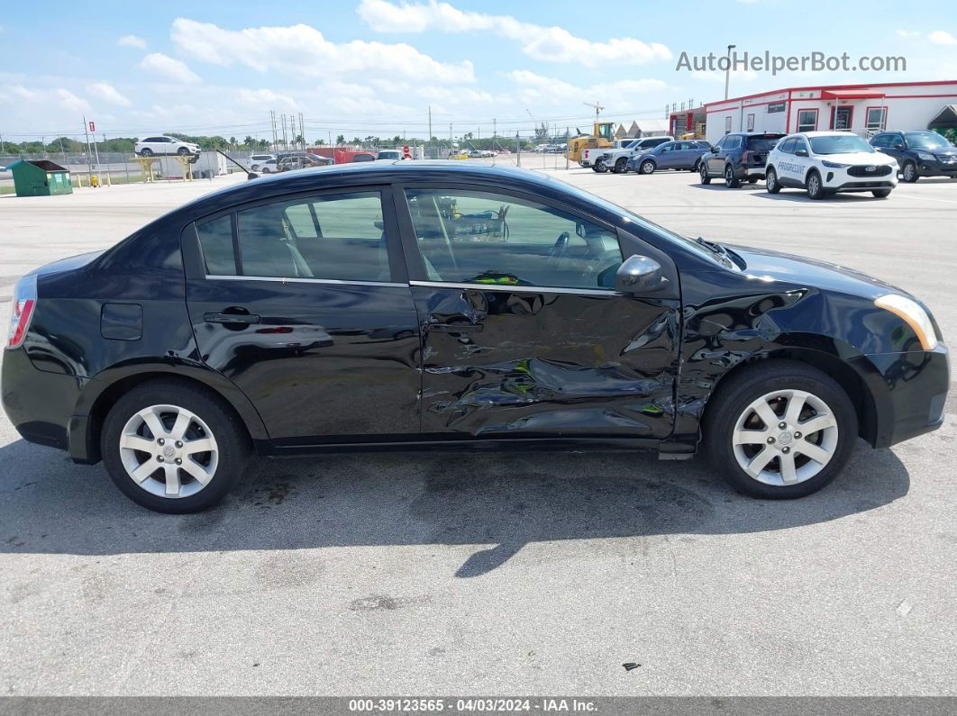 2007 Nissan Sentra 2.0sl Black vin: 3N1AB61E67L634313