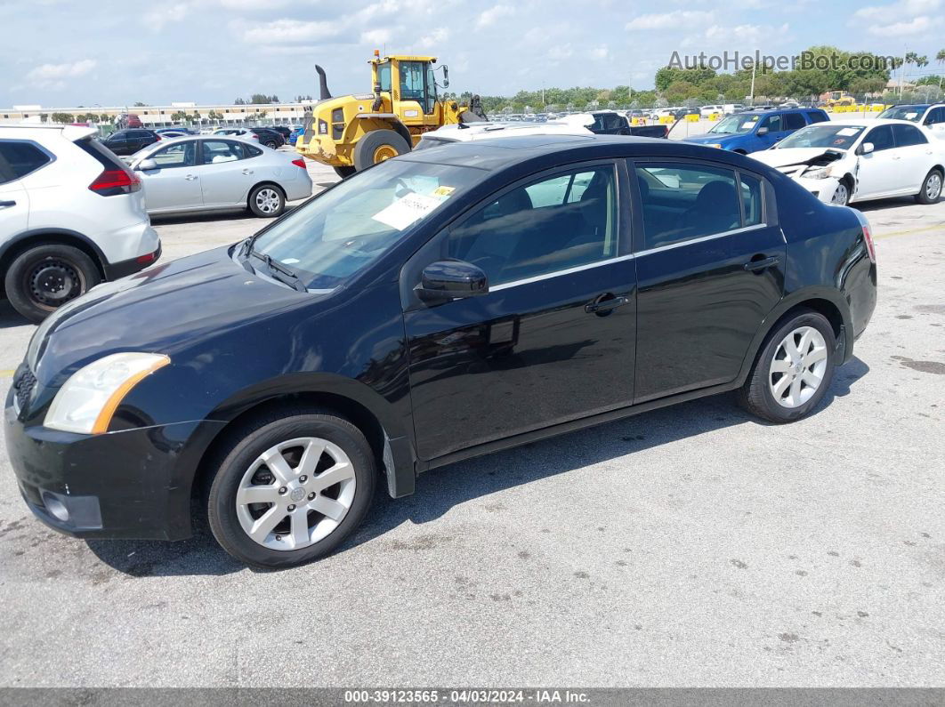 2007 Nissan Sentra 2.0sl Black vin: 3N1AB61E67L634313