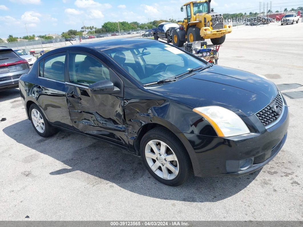 2007 Nissan Sentra 2.0sl Black vin: 3N1AB61E67L634313