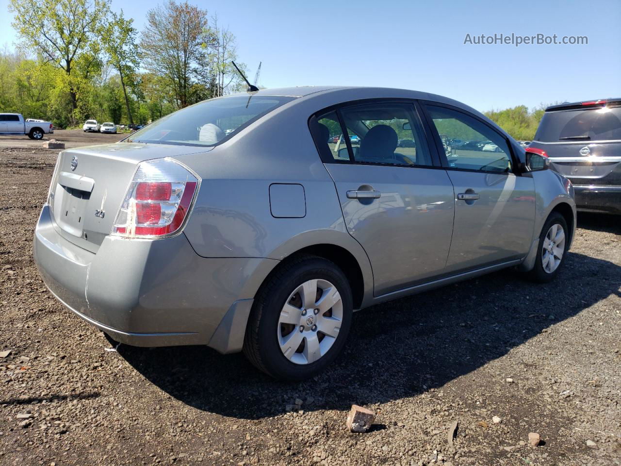 2007 Nissan Sentra 2.0 Silver vin: 3N1AB61E67L666047