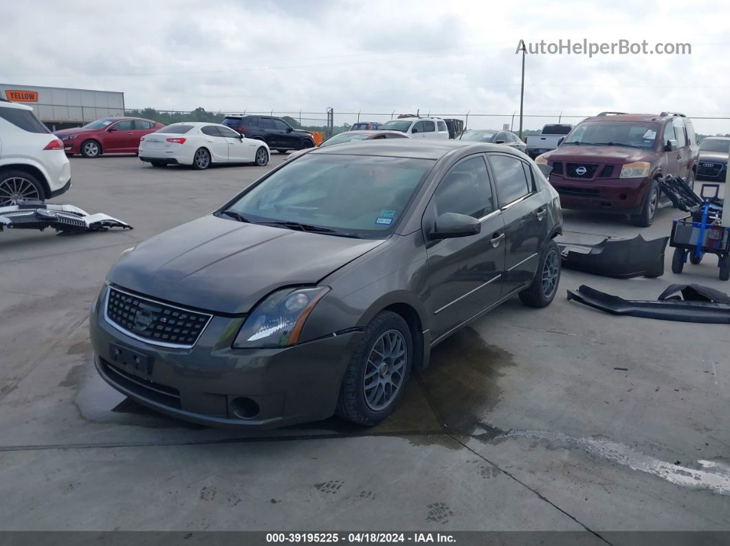 2007 Nissan Sentra 2.0s Gray vin: 3N1AB61E67L672155