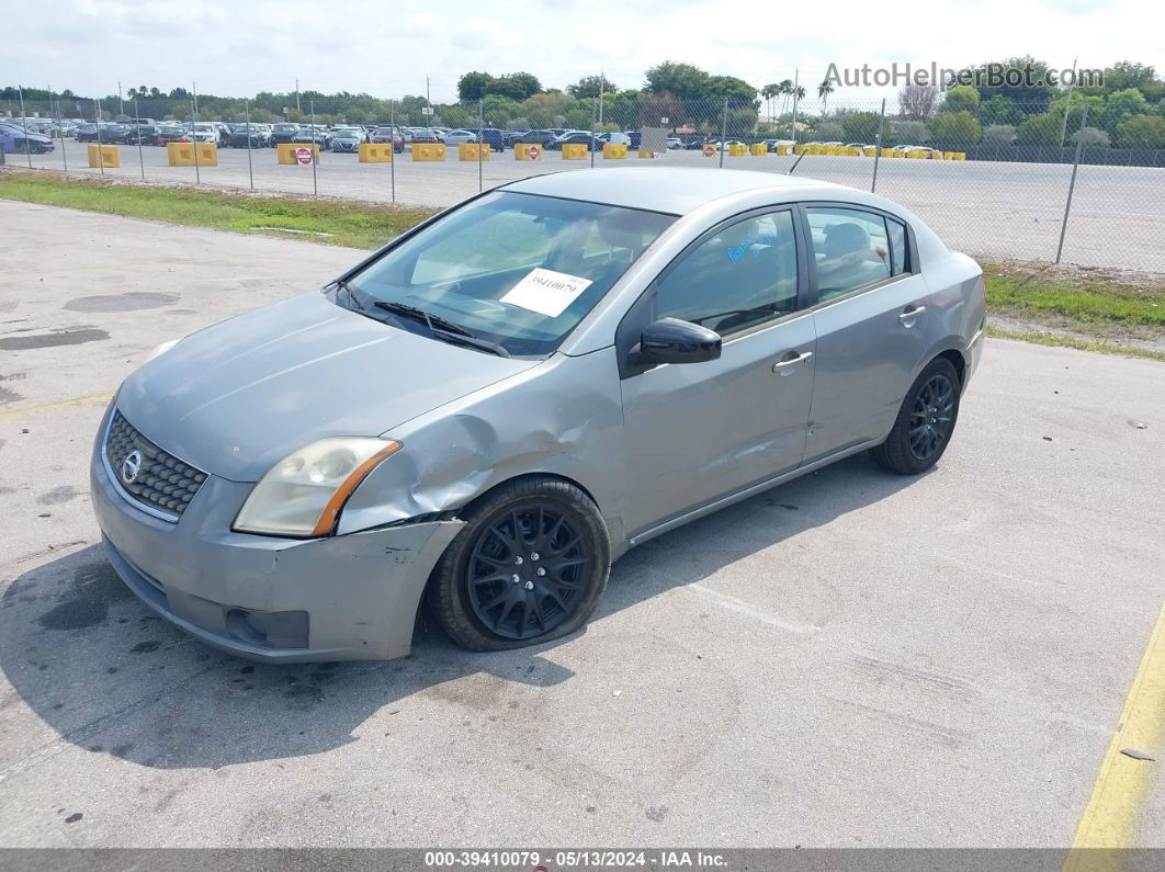 2007 Nissan Sentra 2.0s Gray vin: 3N1AB61E77L614281