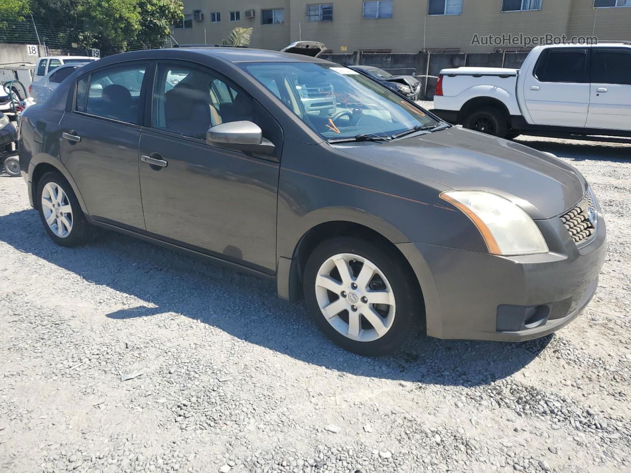 2007 Nissan Sentra 2.0 Gray vin: 3N1AB61E77L635132