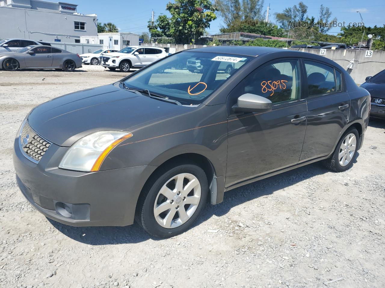 2007 Nissan Sentra 2.0 Gray vin: 3N1AB61E77L635132