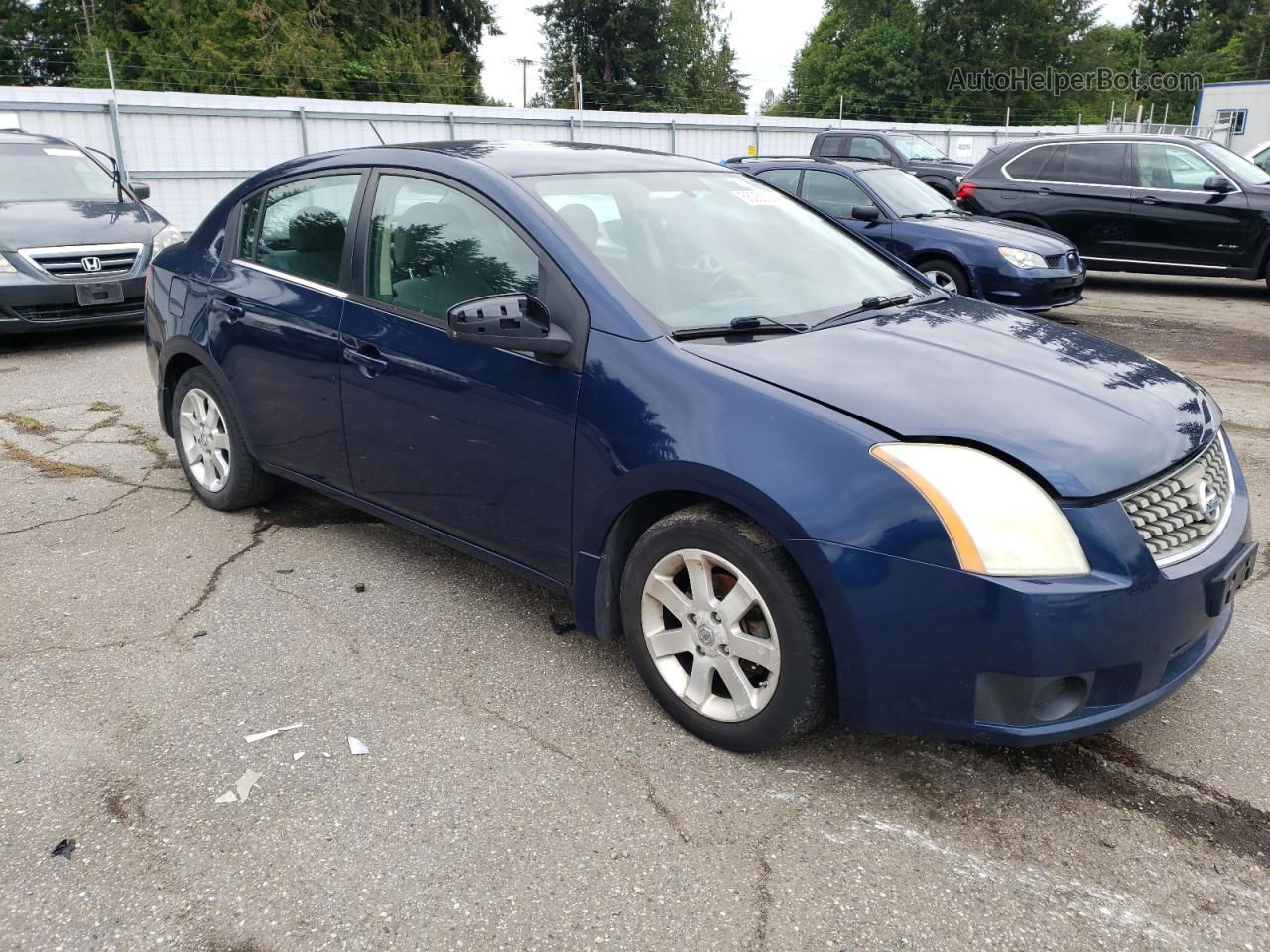 2007 Nissan Sentra 2.0 Blue vin: 3N1AB61E77L719497