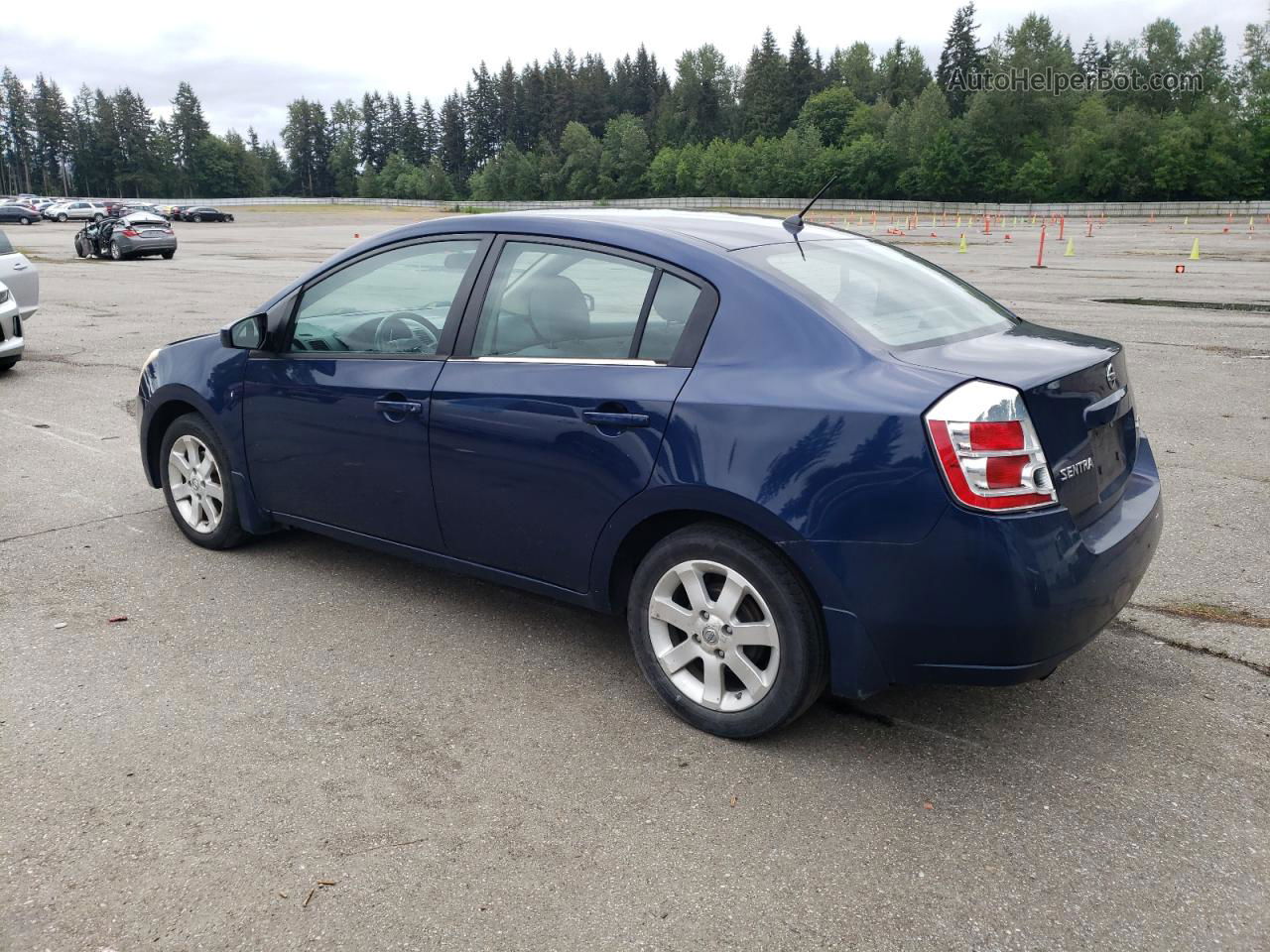 2007 Nissan Sentra 2.0 Blue vin: 3N1AB61E77L719497