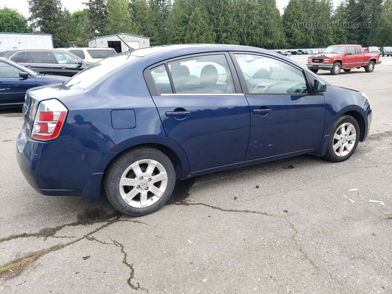 2007 Nissan Sentra 2.0 Blue vin: 3N1AB61E77L719497