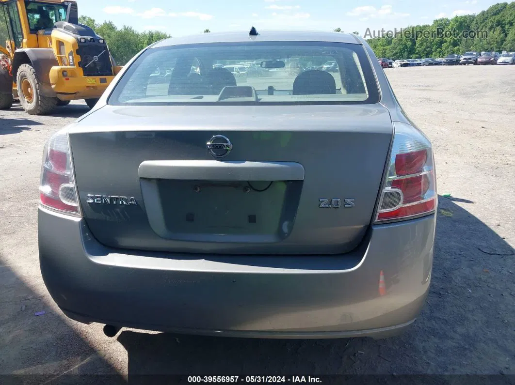 2007 Nissan Sentra 2.0s Gray vin: 3N1AB61E77L722710