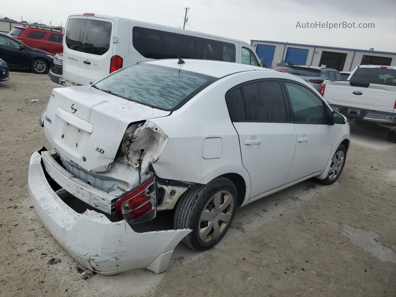 2007 Nissan Sentra 2.0 Белый vin: 3N1AB61E87L608960