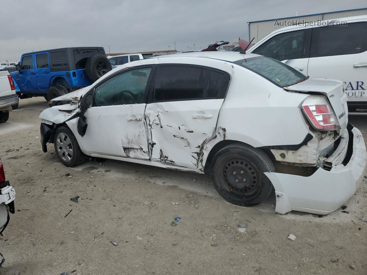 2007 Nissan Sentra 2.0 White vin: 3N1AB61E87L608960