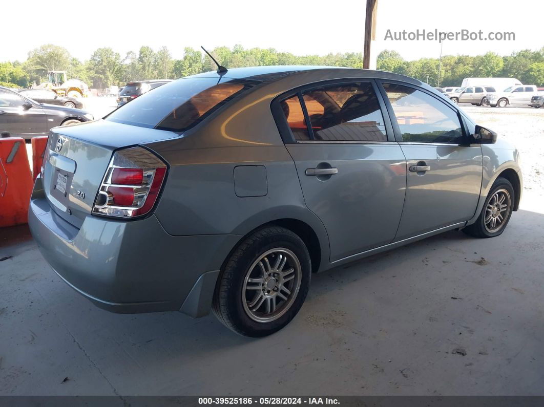 2007 Nissan Sentra 2.0 Silver vin: 3N1AB61E87L662646