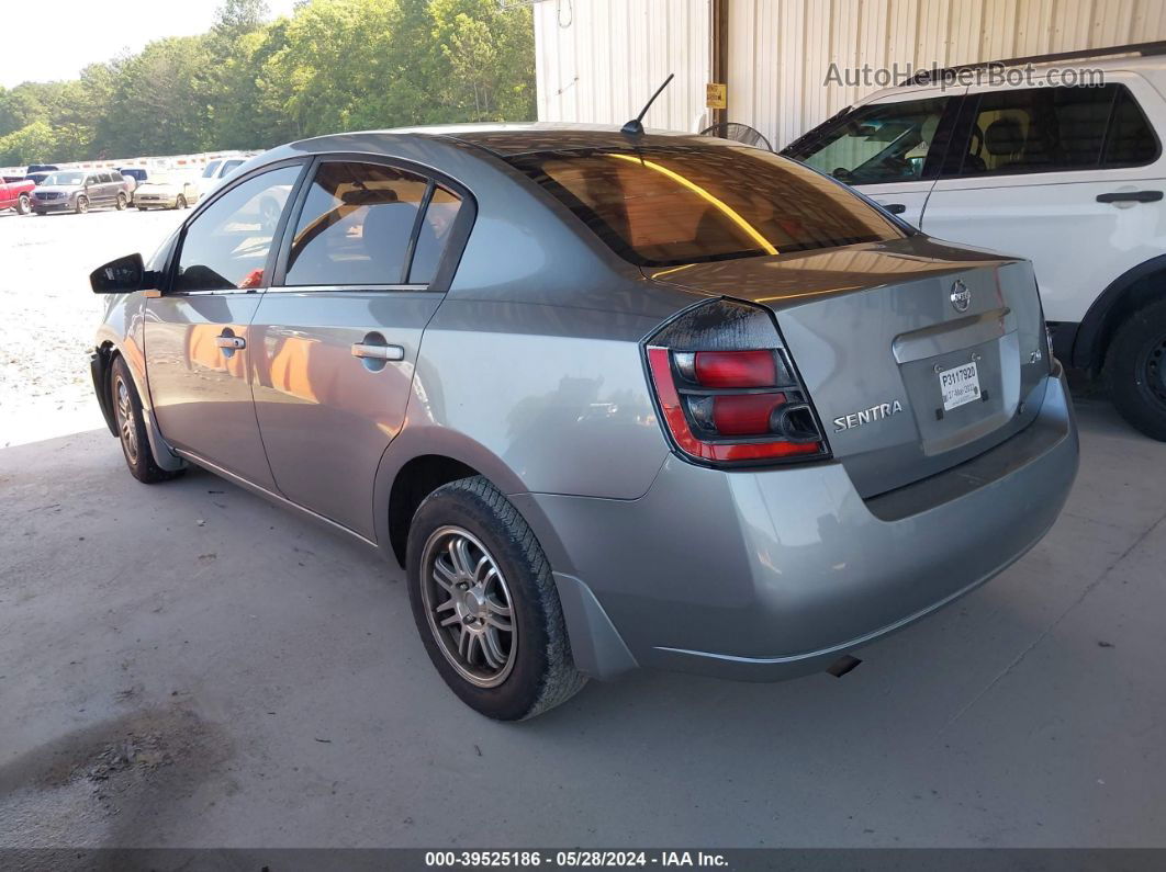 2007 Nissan Sentra 2.0 Silver vin: 3N1AB61E87L662646