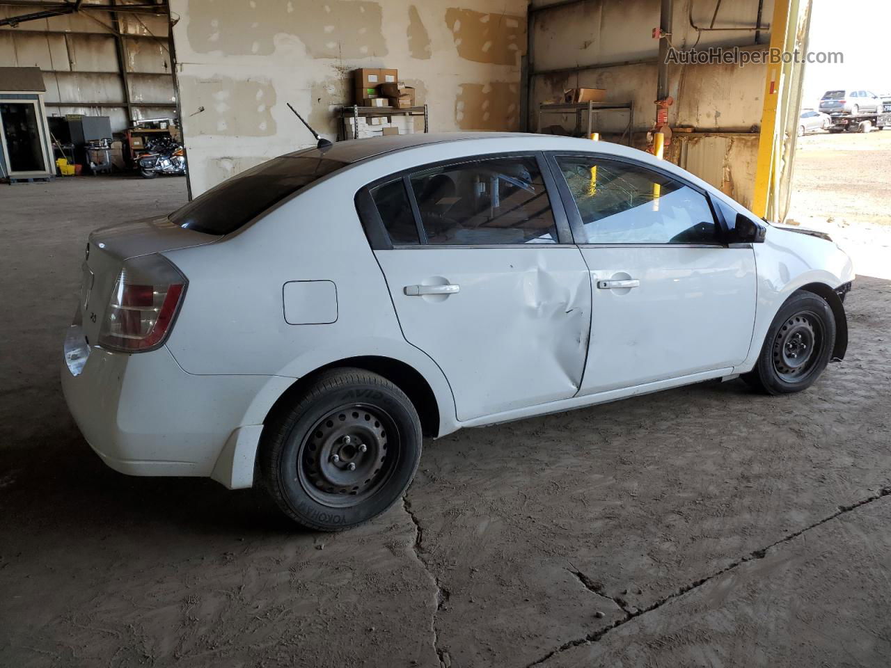 2007 Nissan Sentra 2.0 White vin: 3N1AB61E87L675493